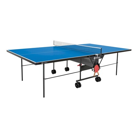 Sponeta Outdoor Tischtennisplatte mit Schlägerset und Abdeckhülle