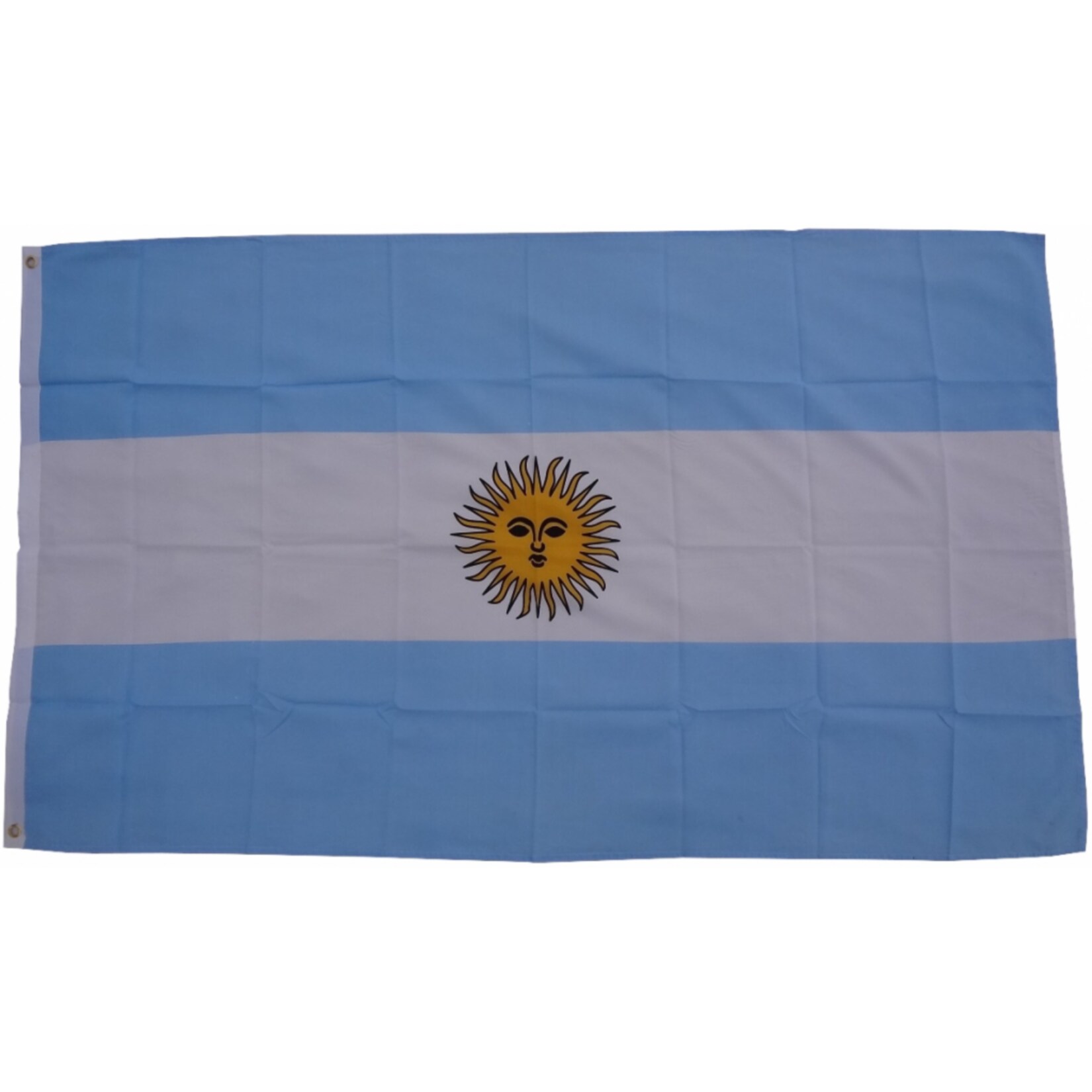 XXL Flagge Argentinien 250 x 150 cm Fahne mit 3 &Ouml;sen 100g/m&sup2; Stoffgewicht - Bild 1