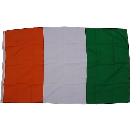 XXL Flagge Elfenbeinküste 250 x 150 cm Fahne mit 3 Ösen 100g/m² Stoffgewicht - Bild 1