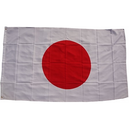 XXL Flagge Japan 250 x 150 cm Fahne mit 3 Ösen 100g/m² Stoffgewicht - Bild 1