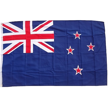 XXL Flagge Neuseeland 250 x 150 cm Fahne mit 3 Ösen 100g/m² Stoffgewicht - Bild 1
