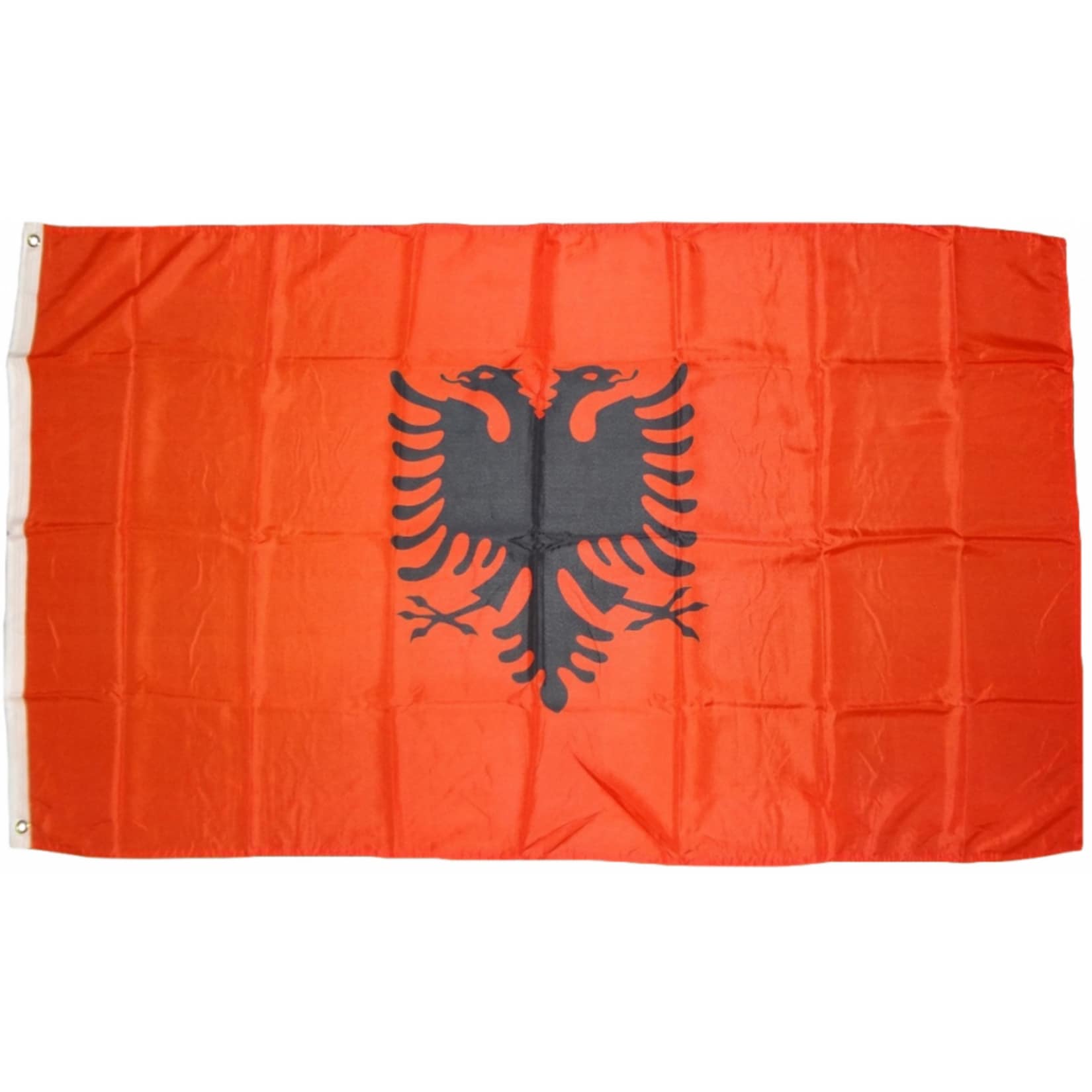 XXL Flagge Albanien 250 x 150 cm Fahne mit 3 &Ouml;sen 100g/m&sup2; Stoffgewicht - Bild 1