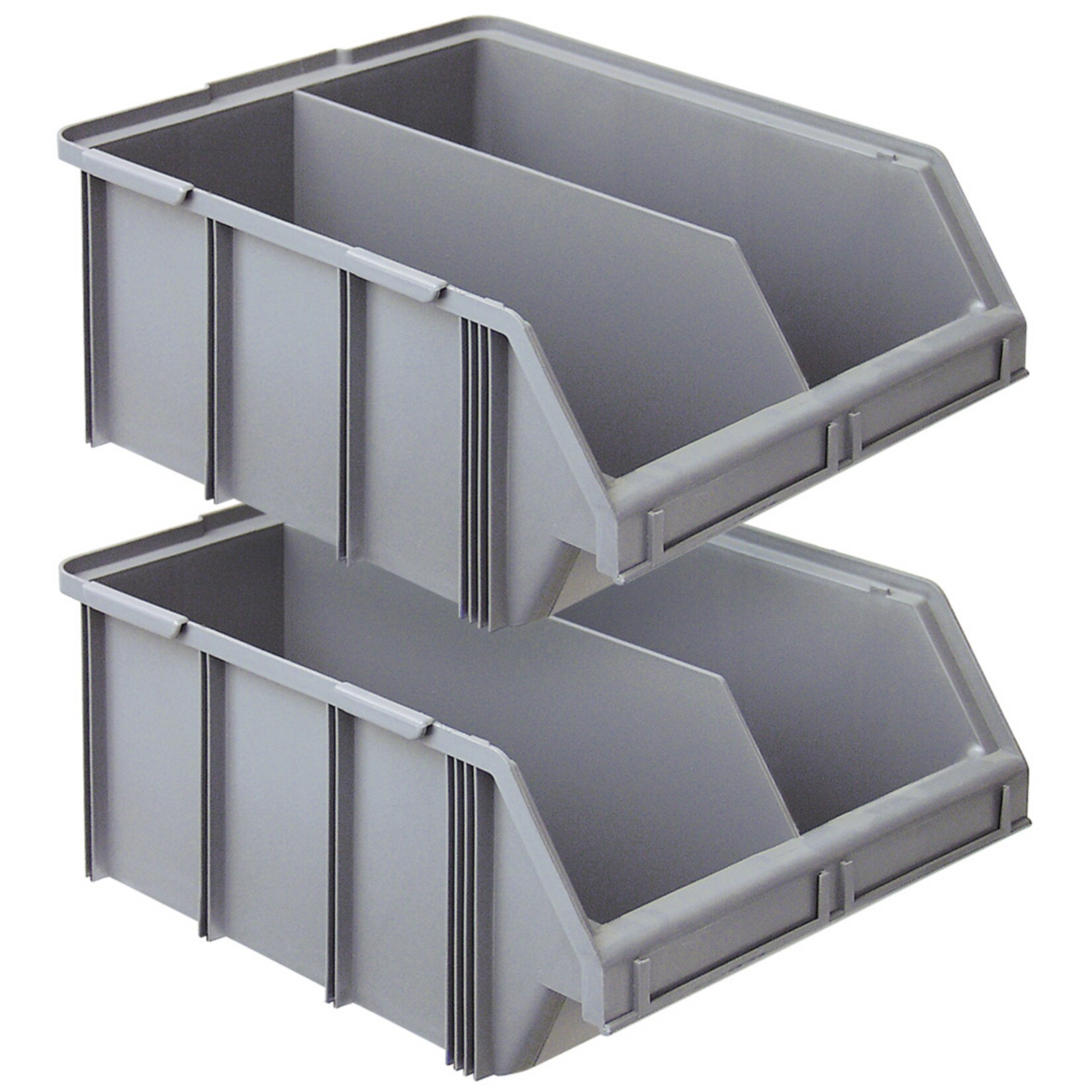 BRB 22789 Lagerbox 2er Set, 48 l mit Trennwand | 02100000724918