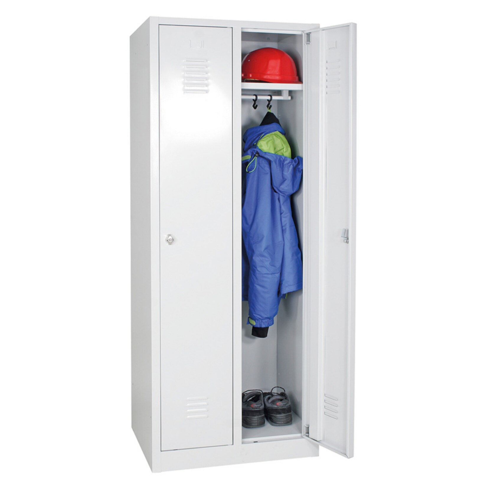 BRB 72528 Profi-Kleiderspind 180 x 60 x 50 cm - lichtgrau - Bild 1