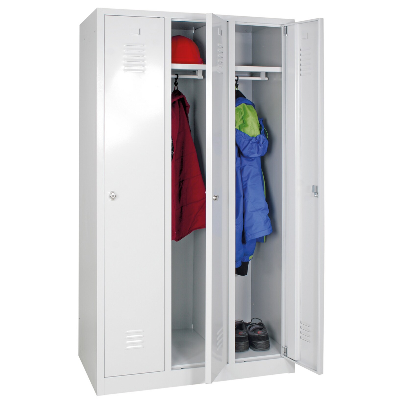 BRB 72529 Profi-Kleiderspind 180 x 90 x 50 cm lichtgrau | 02100000725106