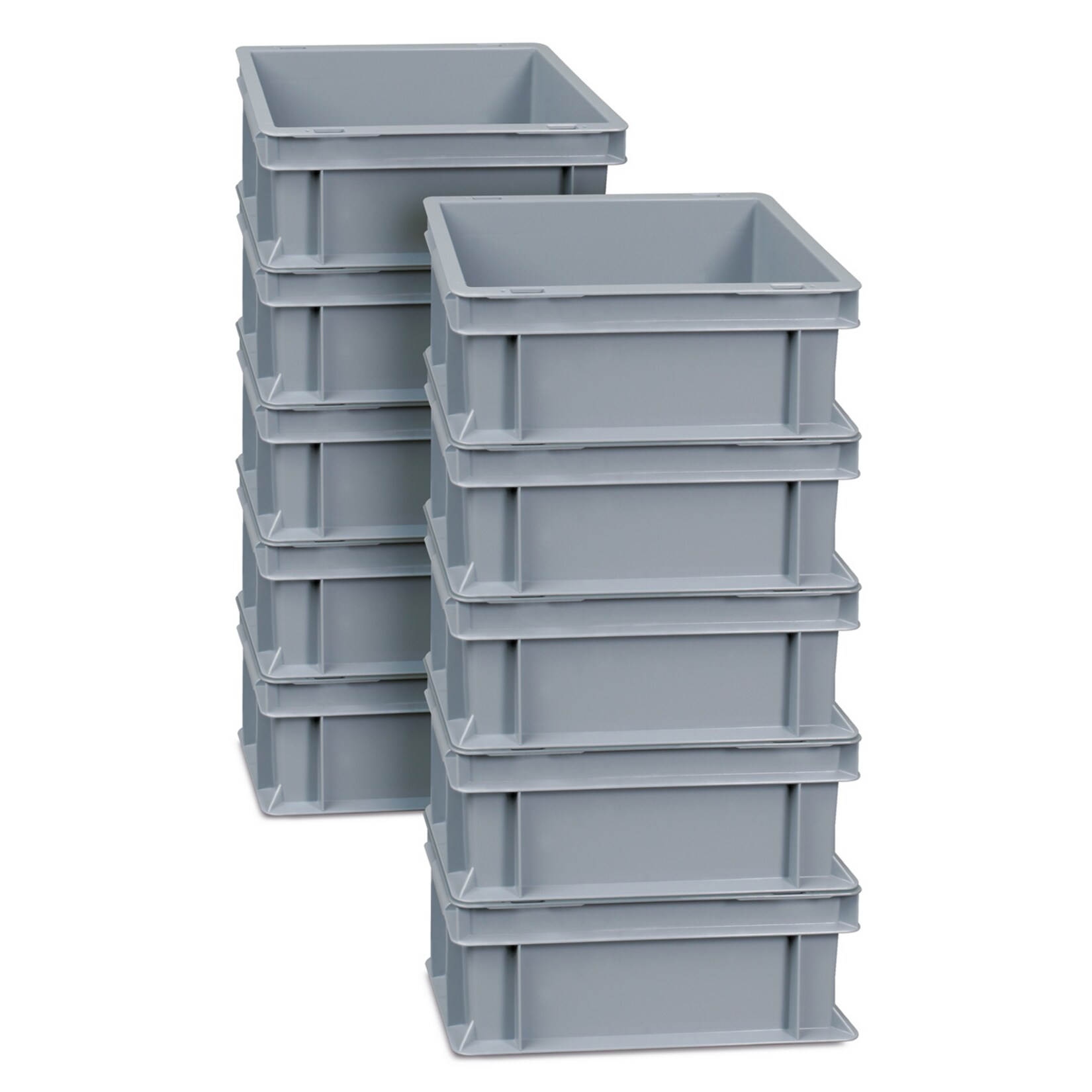 BRB 21241 Euro-Stapelbehälter 30 x 20 x 12 cm – 10er Set | 02100000725151