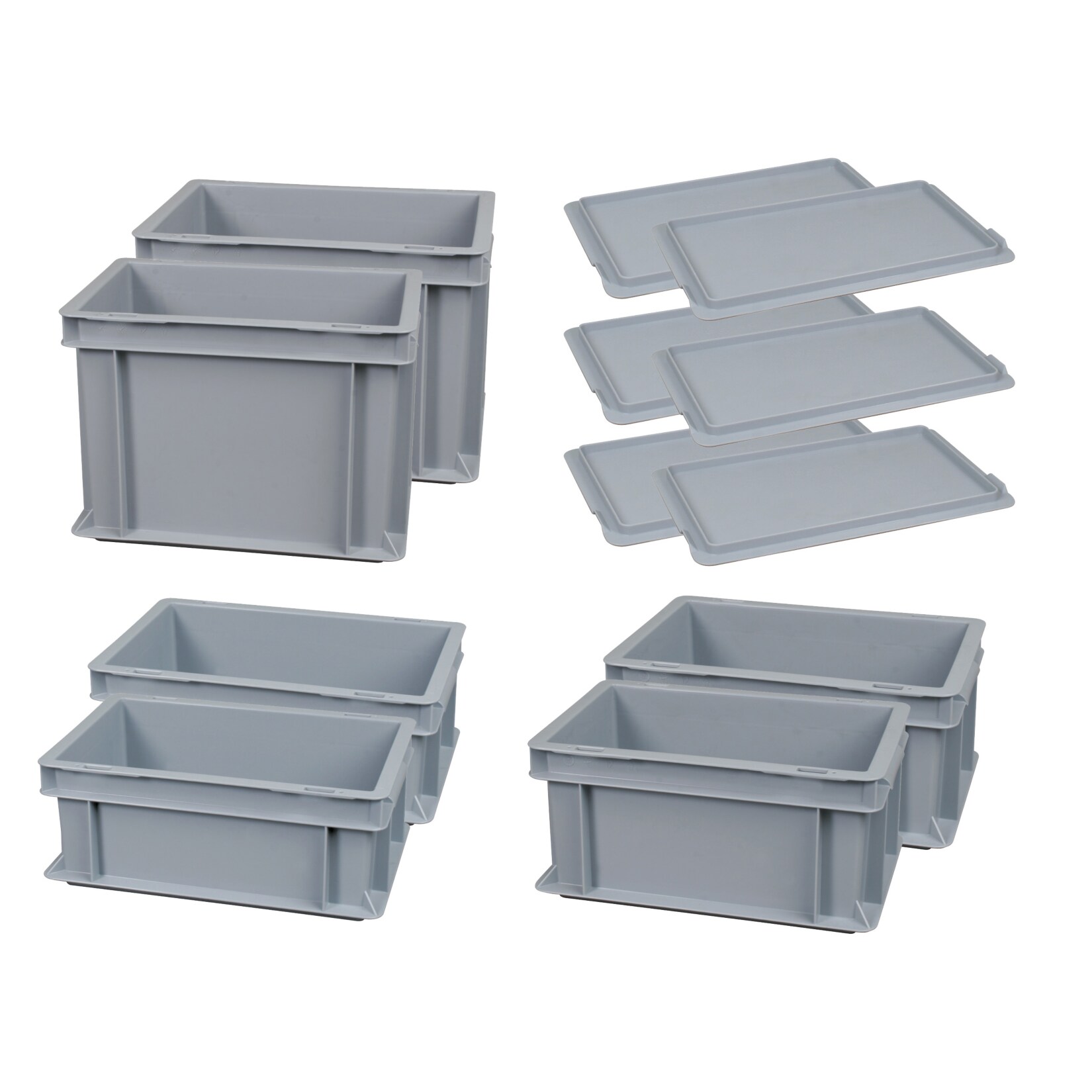 BRB 24415 Euro-Stapelbeh&auml;lter-Set, 12-tlg. - Bild 1