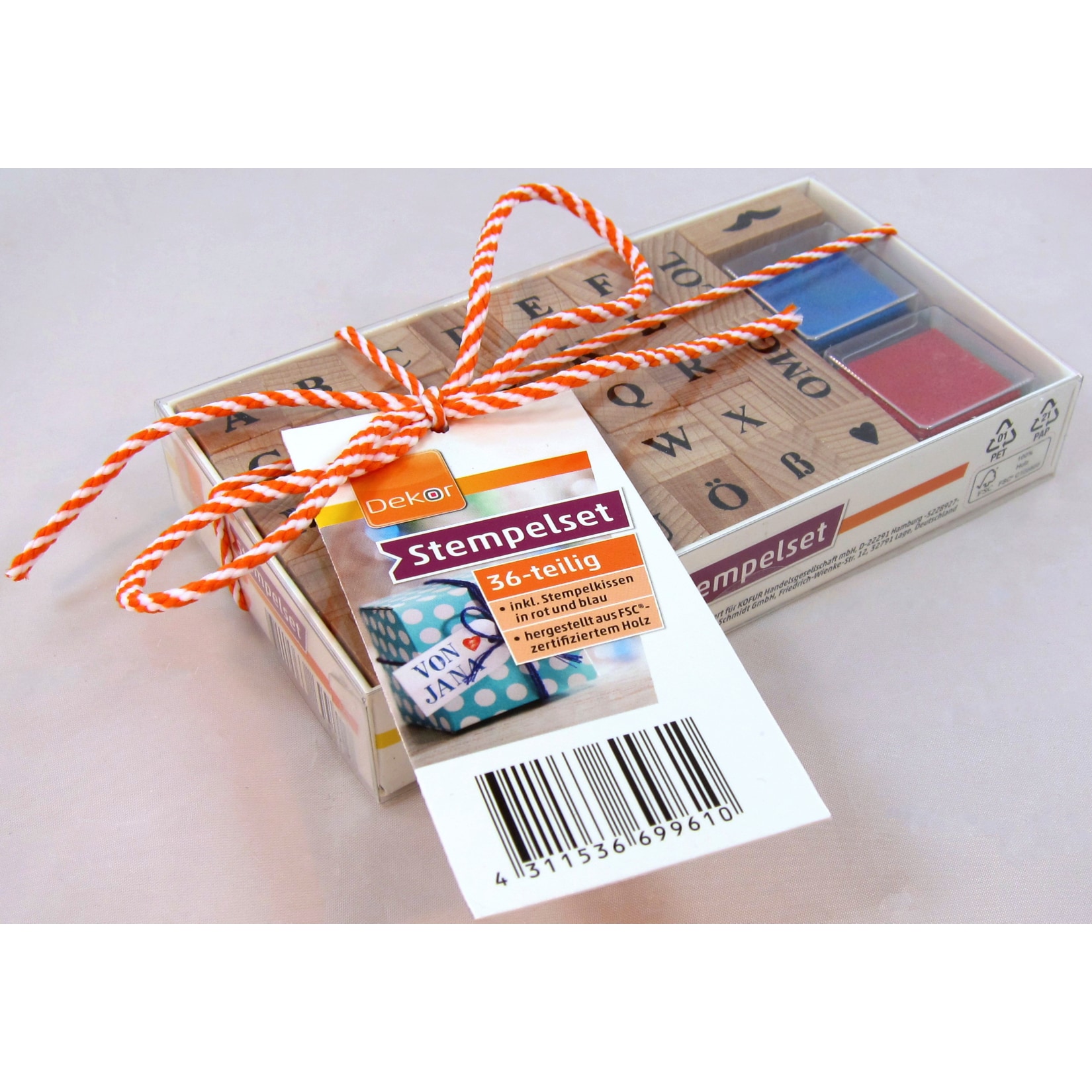 Dekor Stempelset ABC - Bild 1