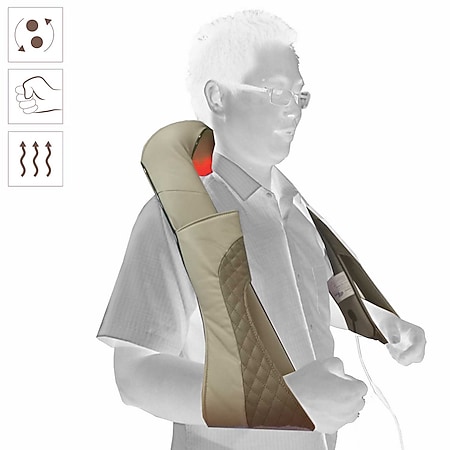 Shiatsu Nackenmassagegerät Elektrisch für Nacken Schulter Rücken DGE26 