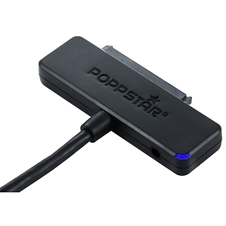 Poppstar USB 3.1 Gen. 1 Typ-A  S-ATA Adapter für 2,5 und 3,5 Zoll Festplatten, ohne Netzteil - Bild 1