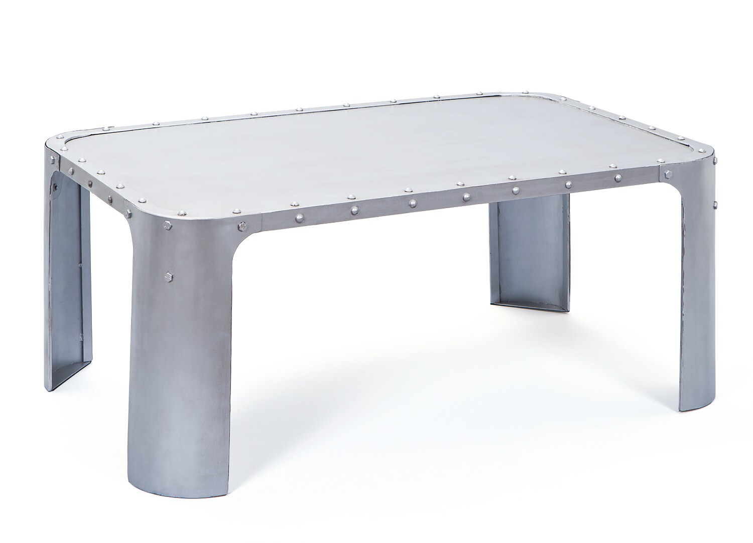 Inter Link Couchtisch Gormur im Vintage-Look - Silber - Bild 1