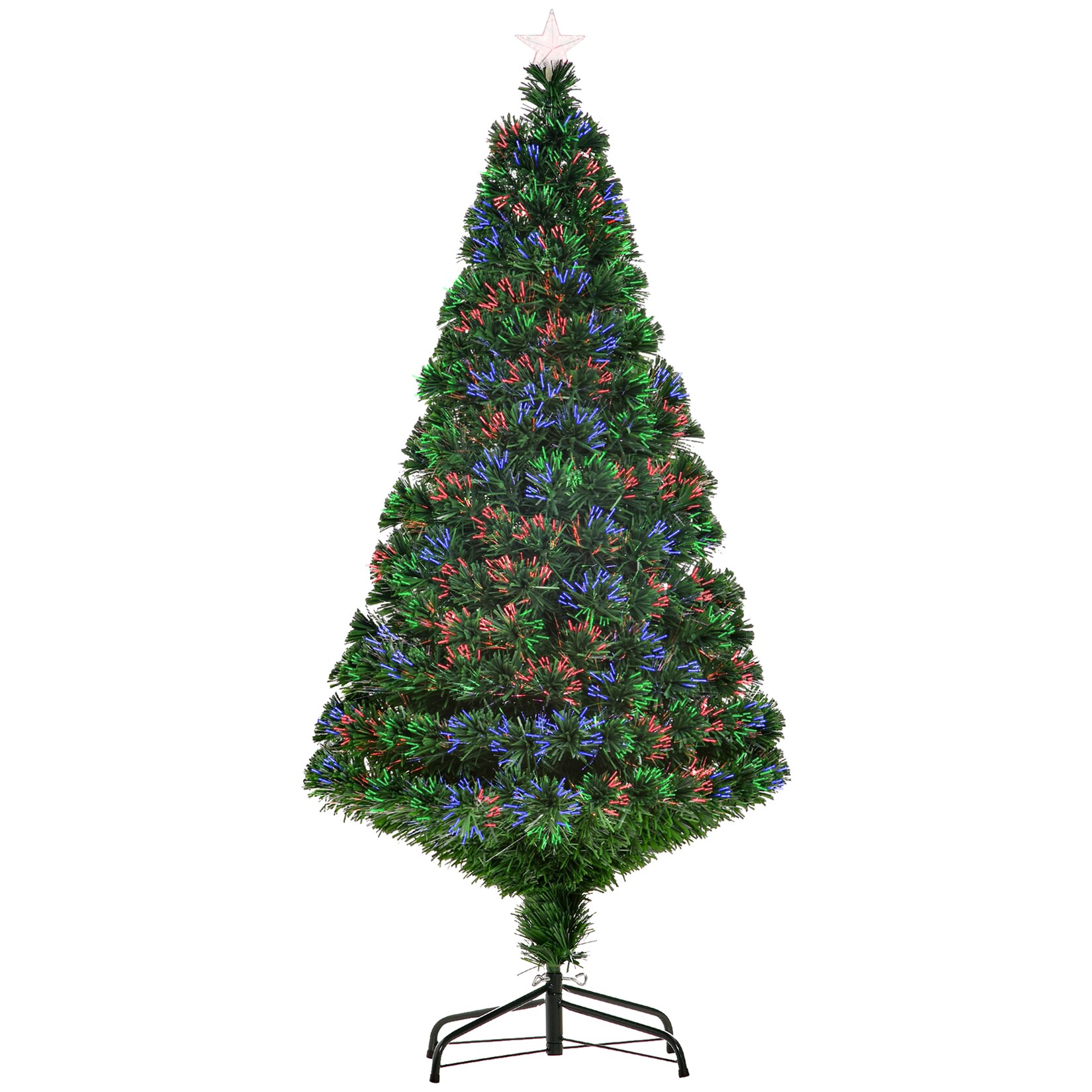 HOMCOM Weihnachtsbaum Metall, PVC | 04250871202713