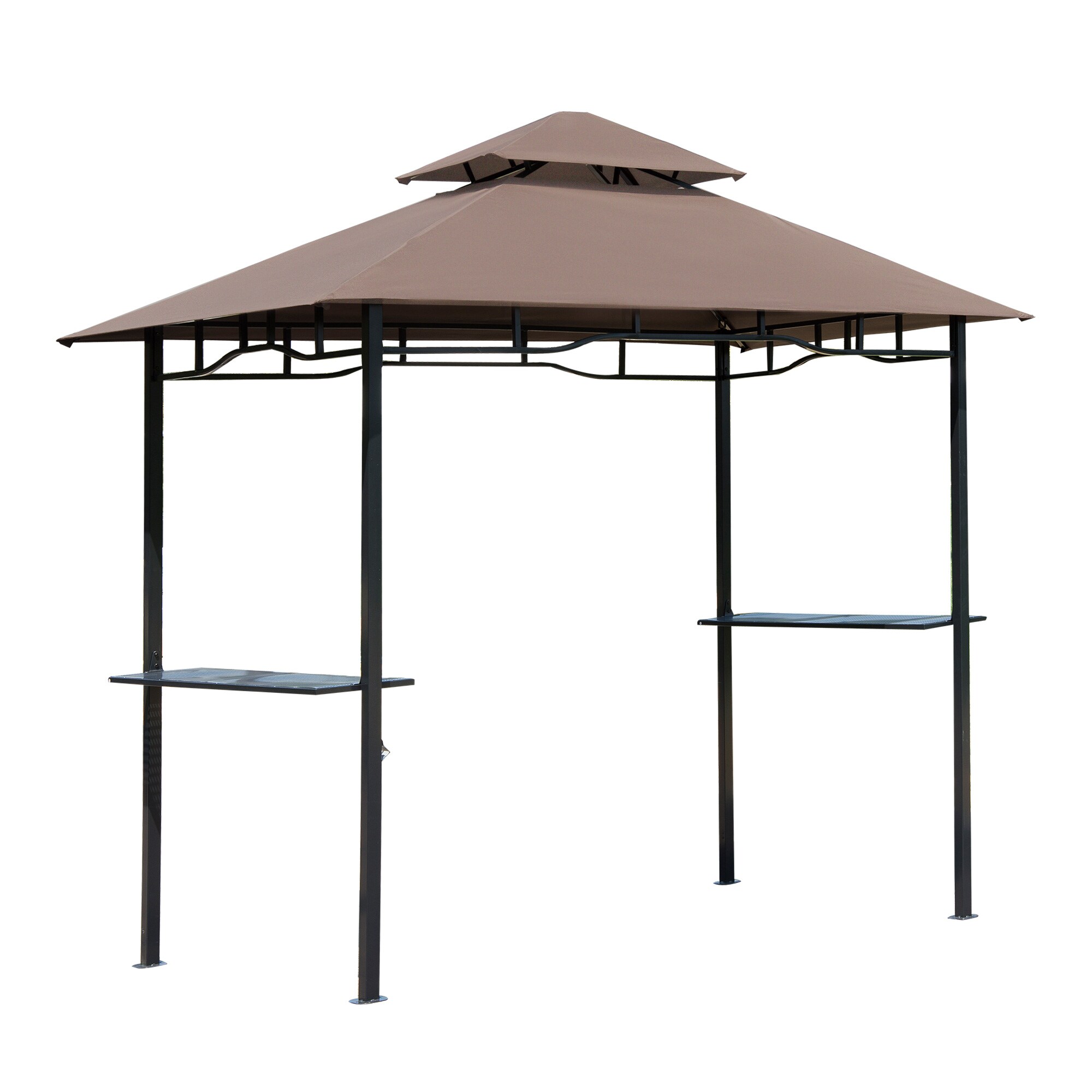 Outsunny Grillpavillon Stahl, Eisen, 180g/m&sup2; Polyester - Bild 1