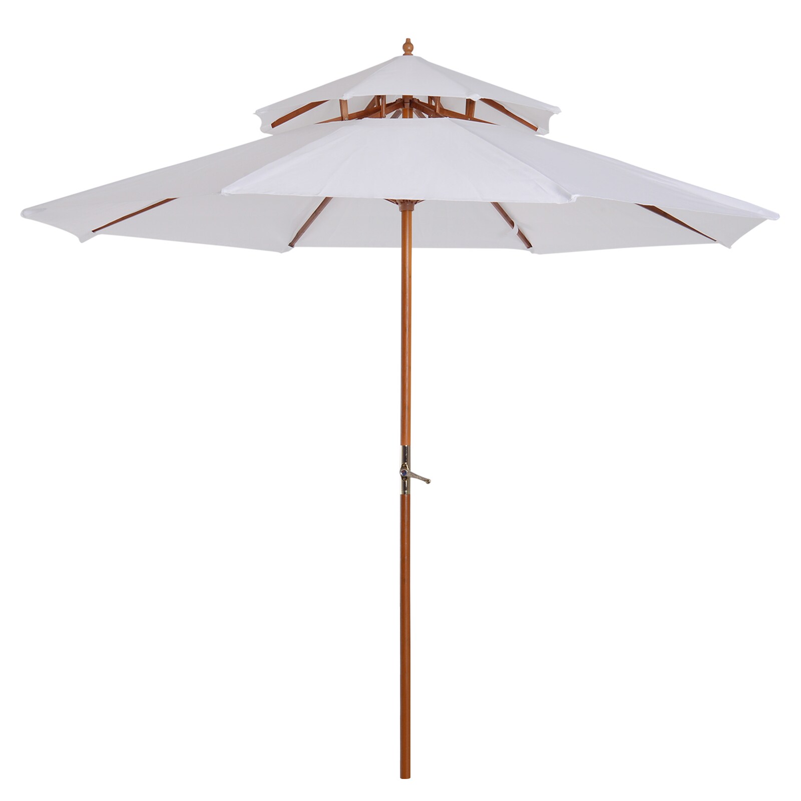 Outsunny Sonnenschirm Polyester (180 g/m²) | 04250871212095