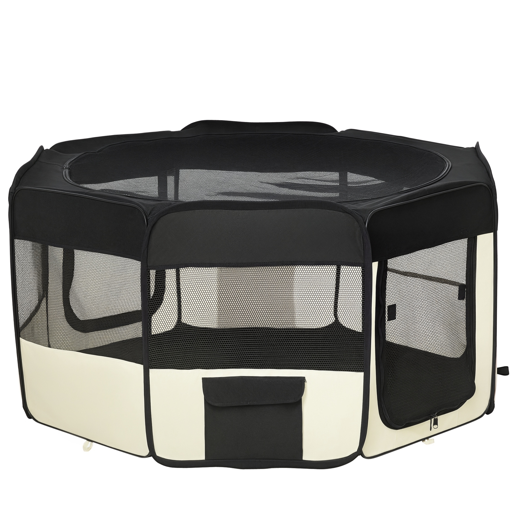 PawHut Hundelaufstall Oxford-Gewebe, Stahl - Bild 1