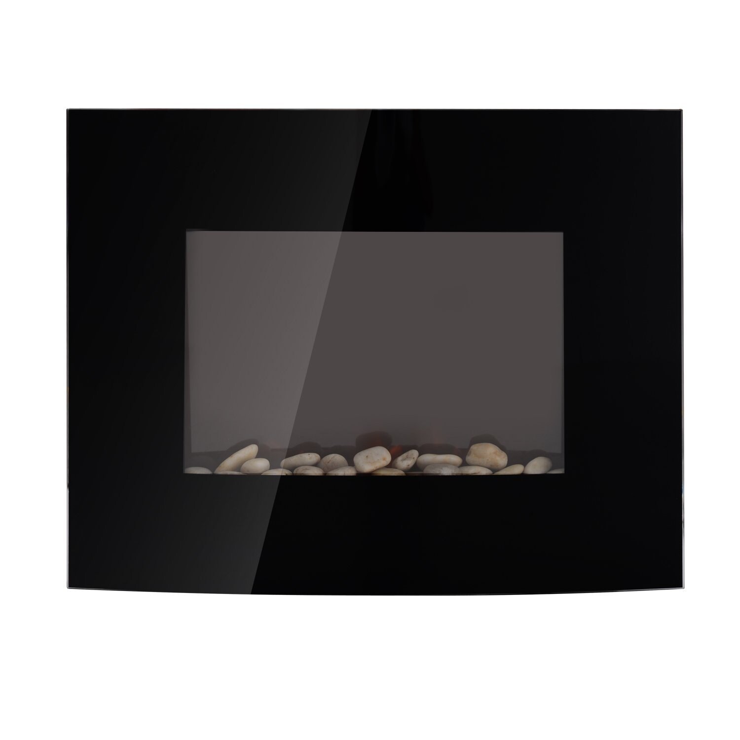 HOMCOM Elektrokamin Edelstahl, Sicherheitsglas - Bild 1