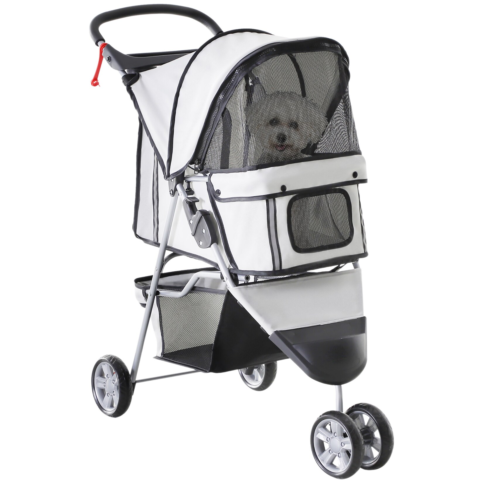 Hundebuggy Polyester, Stahl