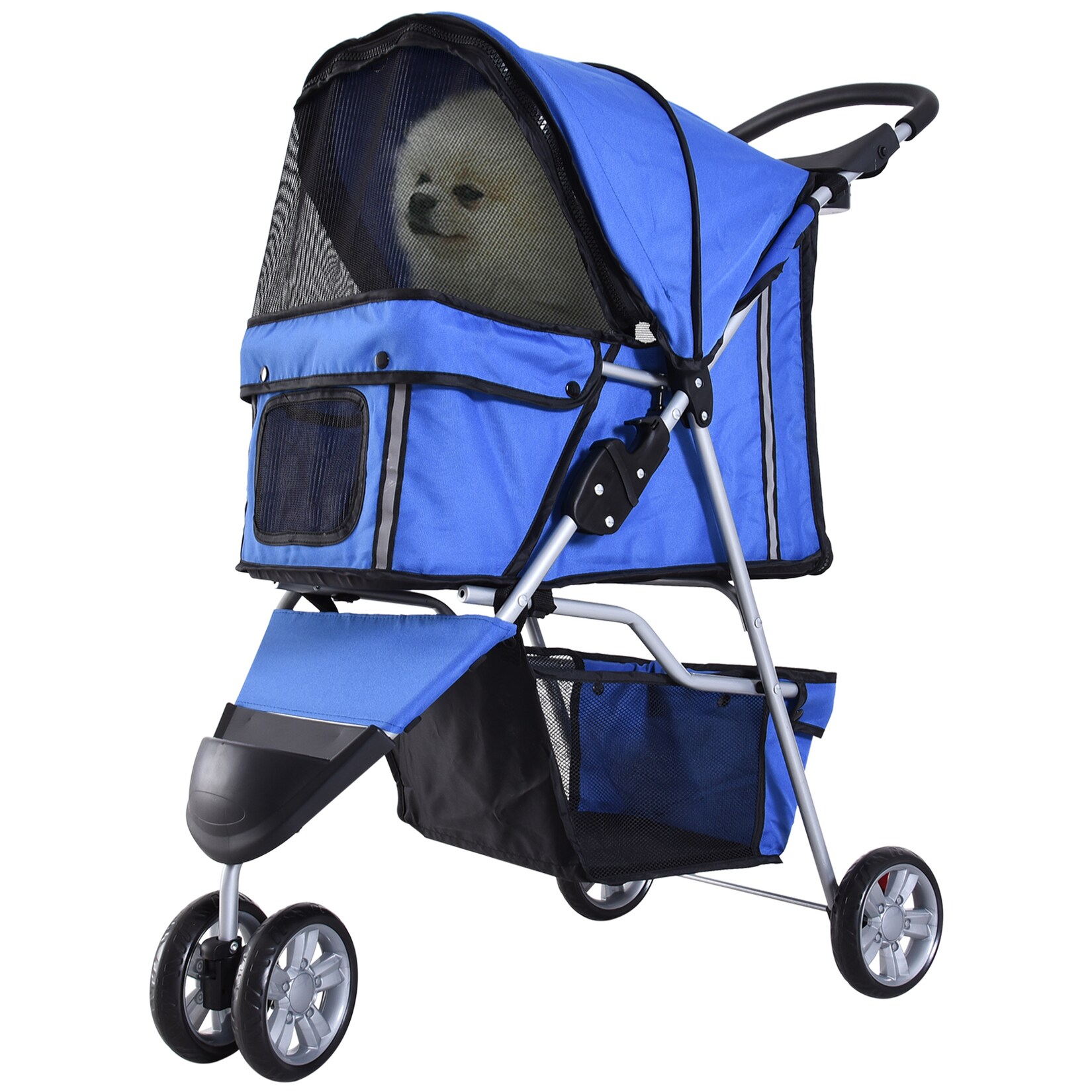 Hundebuggy Polyester, Stahl