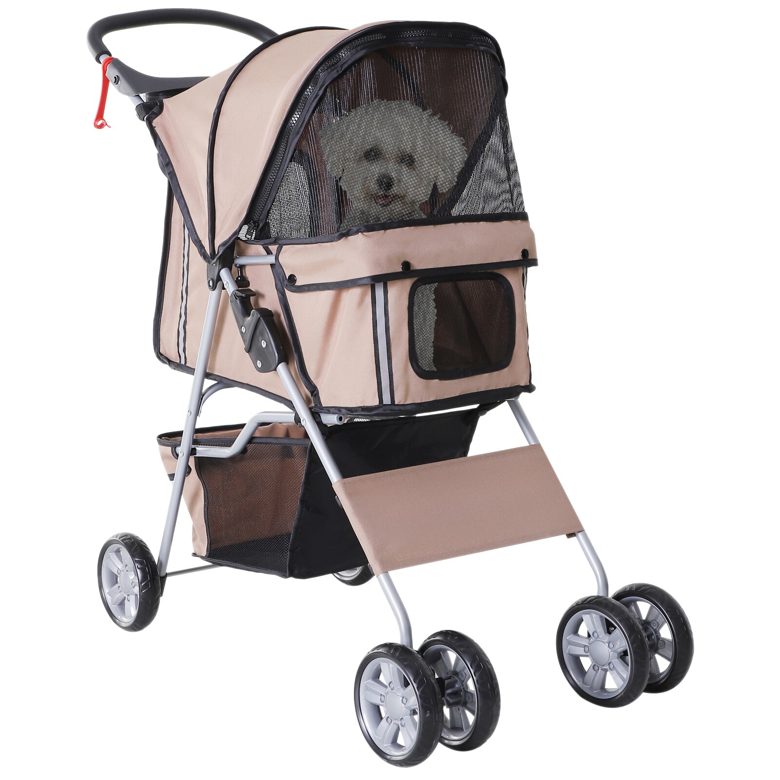 Hundebuggy Polyester, Stahl