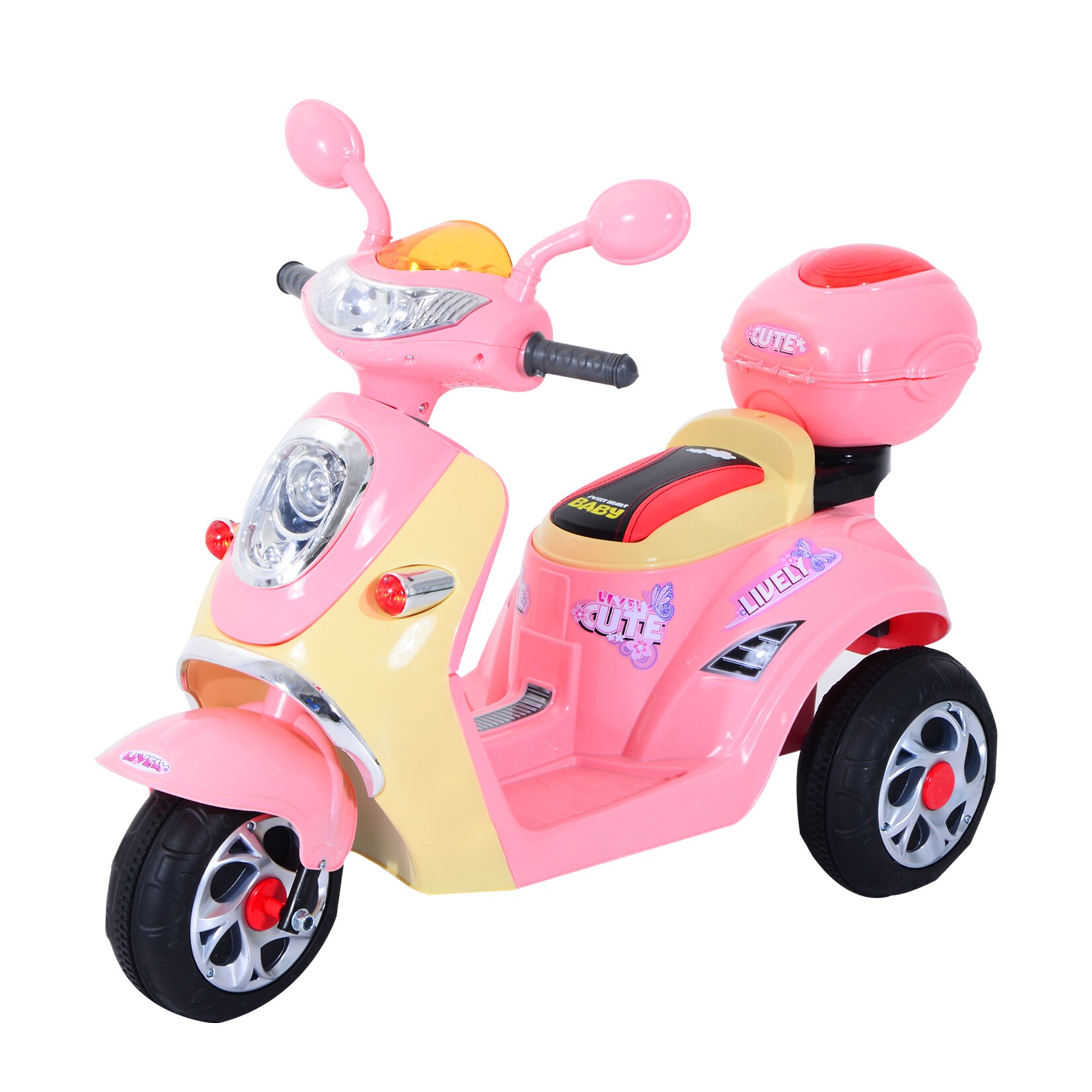 HOMCOM Kindermotorrad PP, Metall | 04250871239986