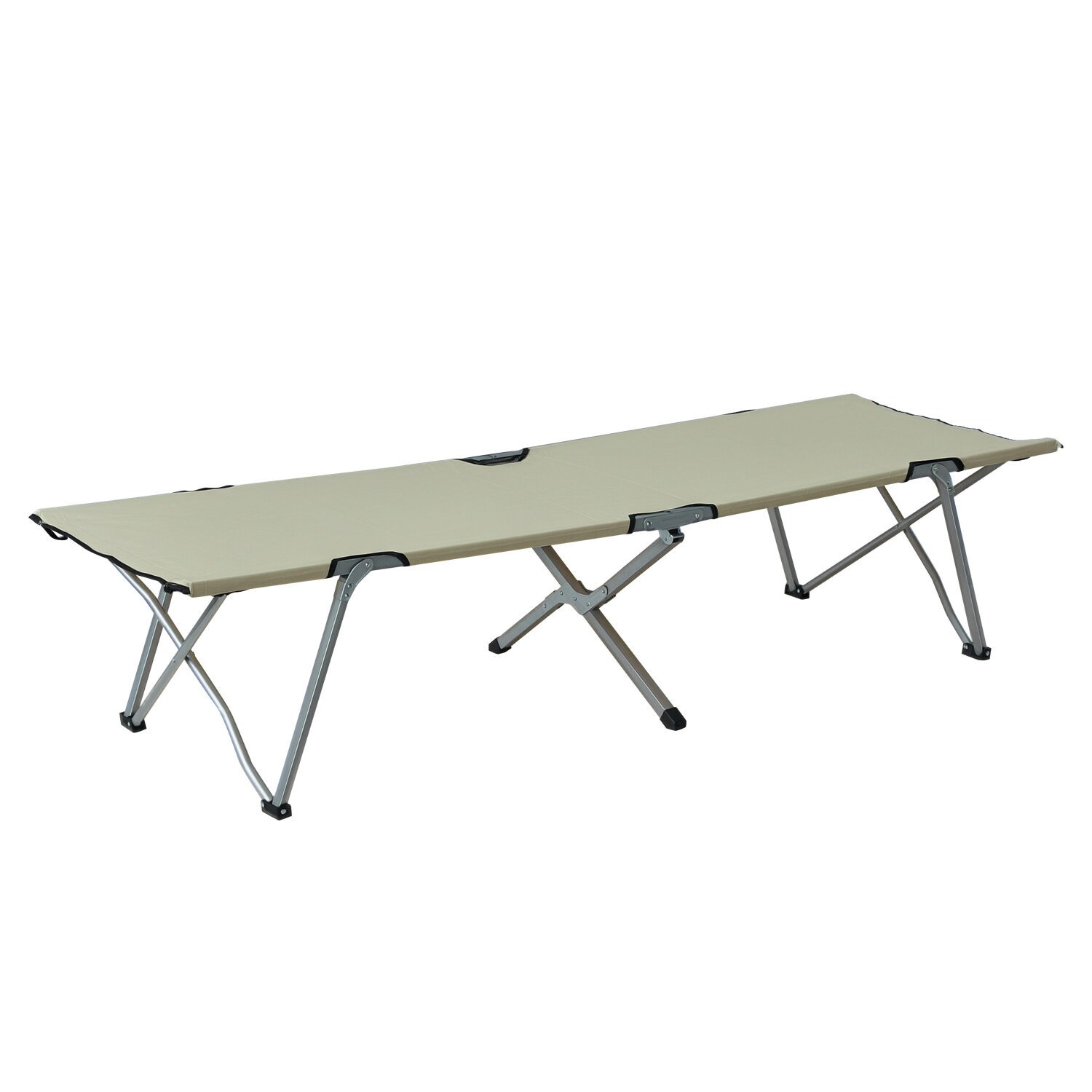 Outsunny Feldbett Metall, Oxford - Bild 1