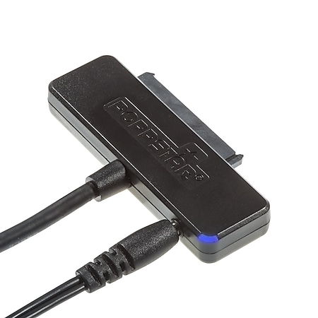Poppstar USB 3.1 Gen. 1 Typ-A  S-ATA Adapter für 2,5 und 3,5 Zoll Festplatten, mit Netzteil DE/EU - Bild 1