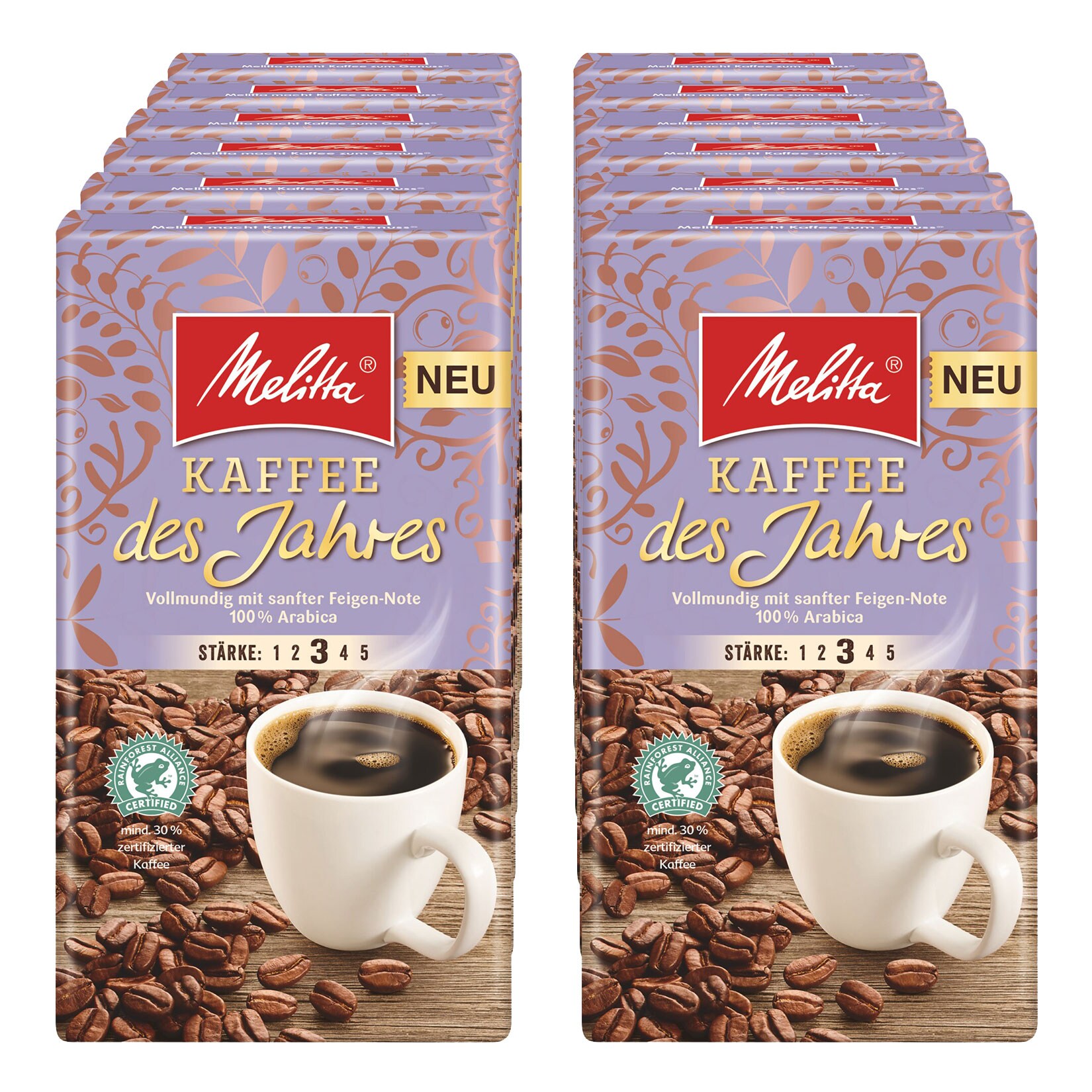 Melitta Kaffee des Jahres 500 g, 12er Pack