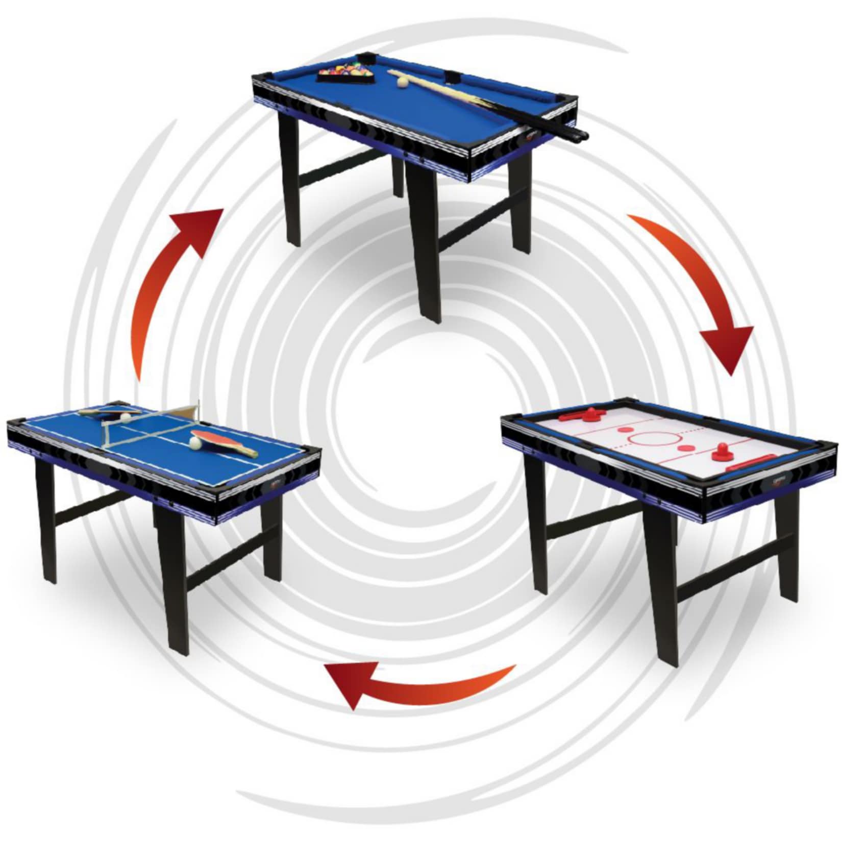 CARROMCO MULTIFUNKTIONSTISCH GALAXY XL, 3in1 - Bild 1