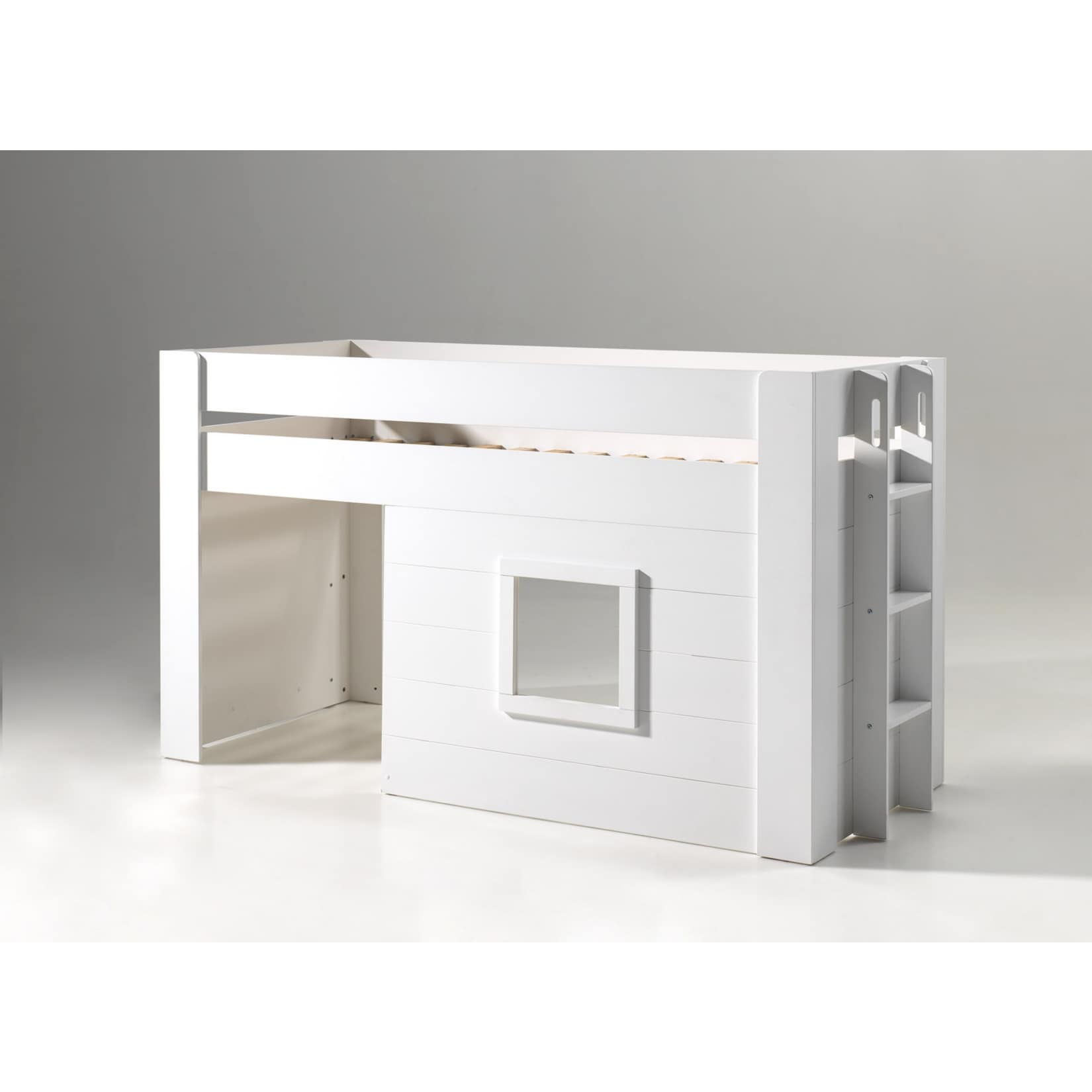 Vipack halbhohes Bett Noah inkl. Vorhang-Set, 90 x 200 cm - Bild 1