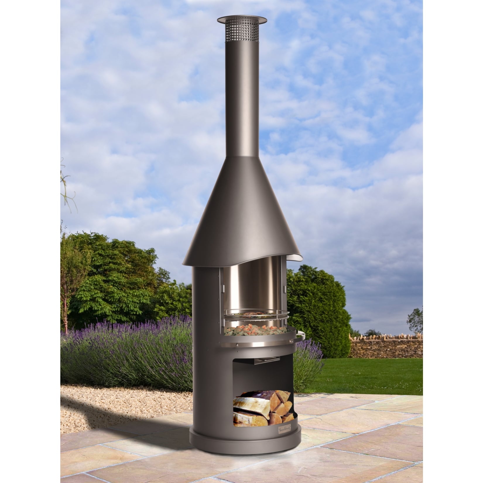 Buschbeck Sydney Edelstahlgrill, hellgrau - Bild 1