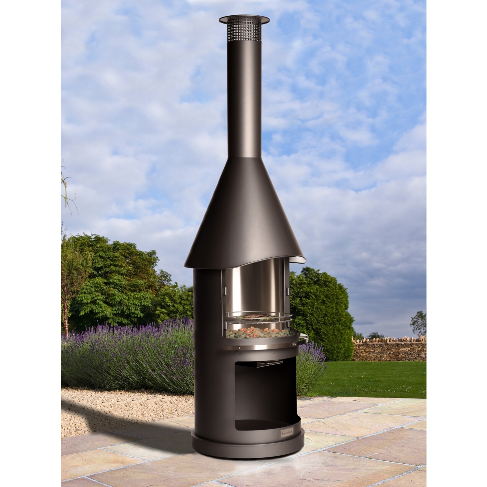 Buschbeck Sydney Edelstahlgrill, dunkelgrau - Bild 1