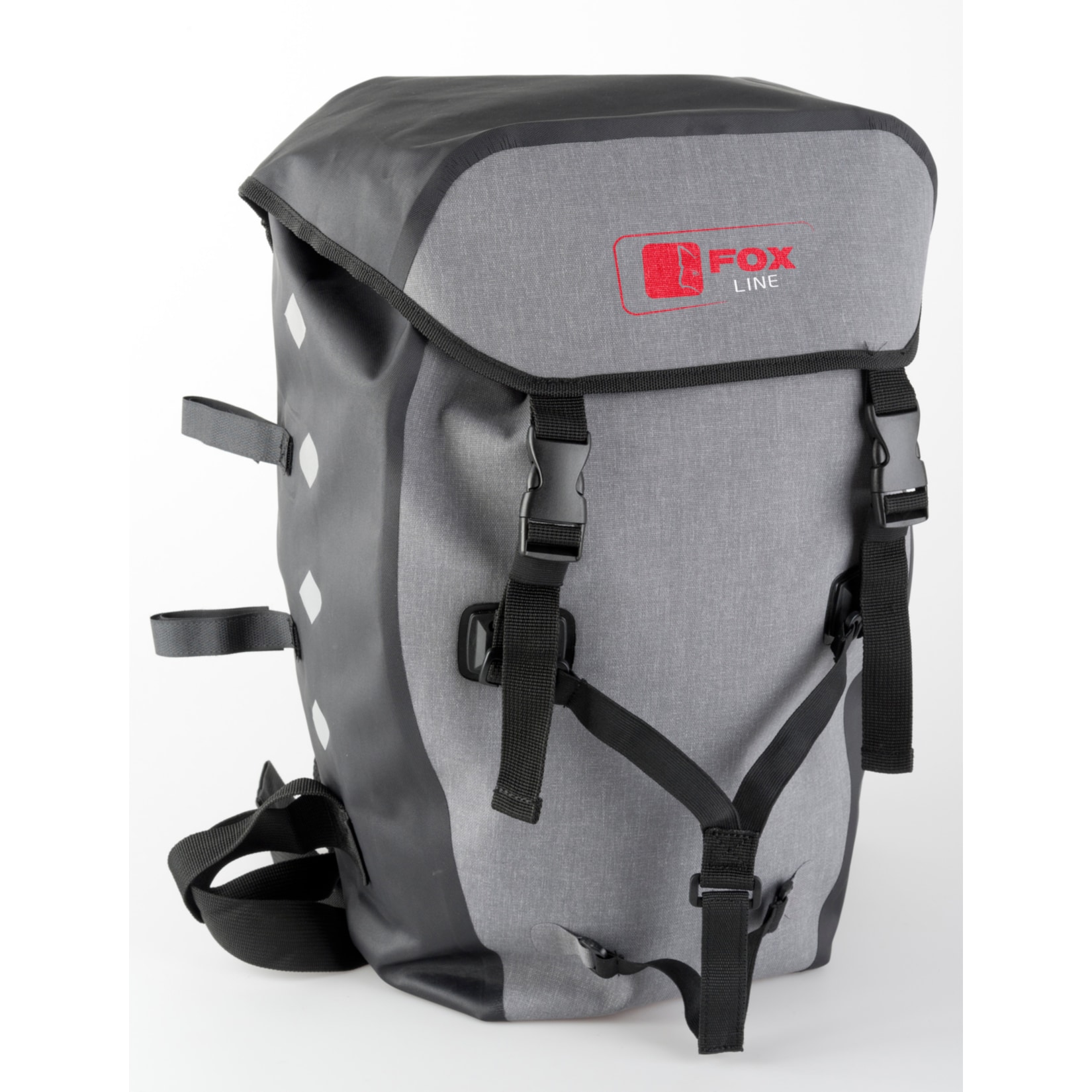 Fox Line Rucksack wasserdicht schwarz/grau - Bild 1