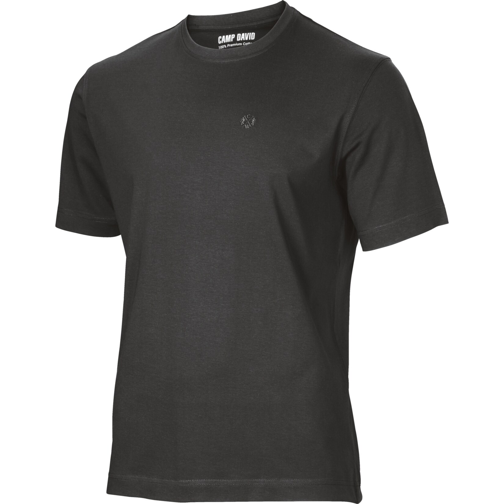 T-Shirt, 2er Pack - schwarz - Gr. XL - Bild 1