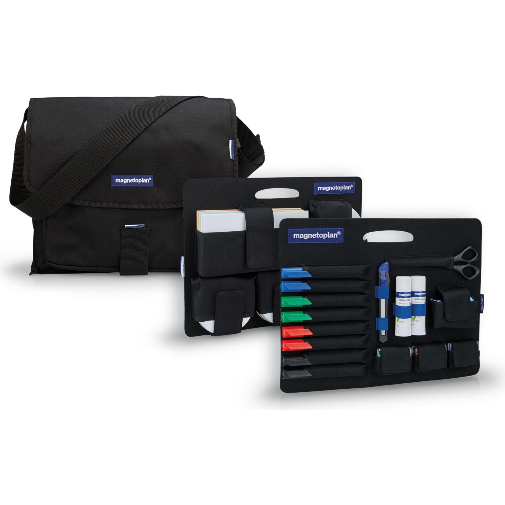 Magnetoplan Moderatorentasche "Messenger", bef&uuml;llt - Bild 1