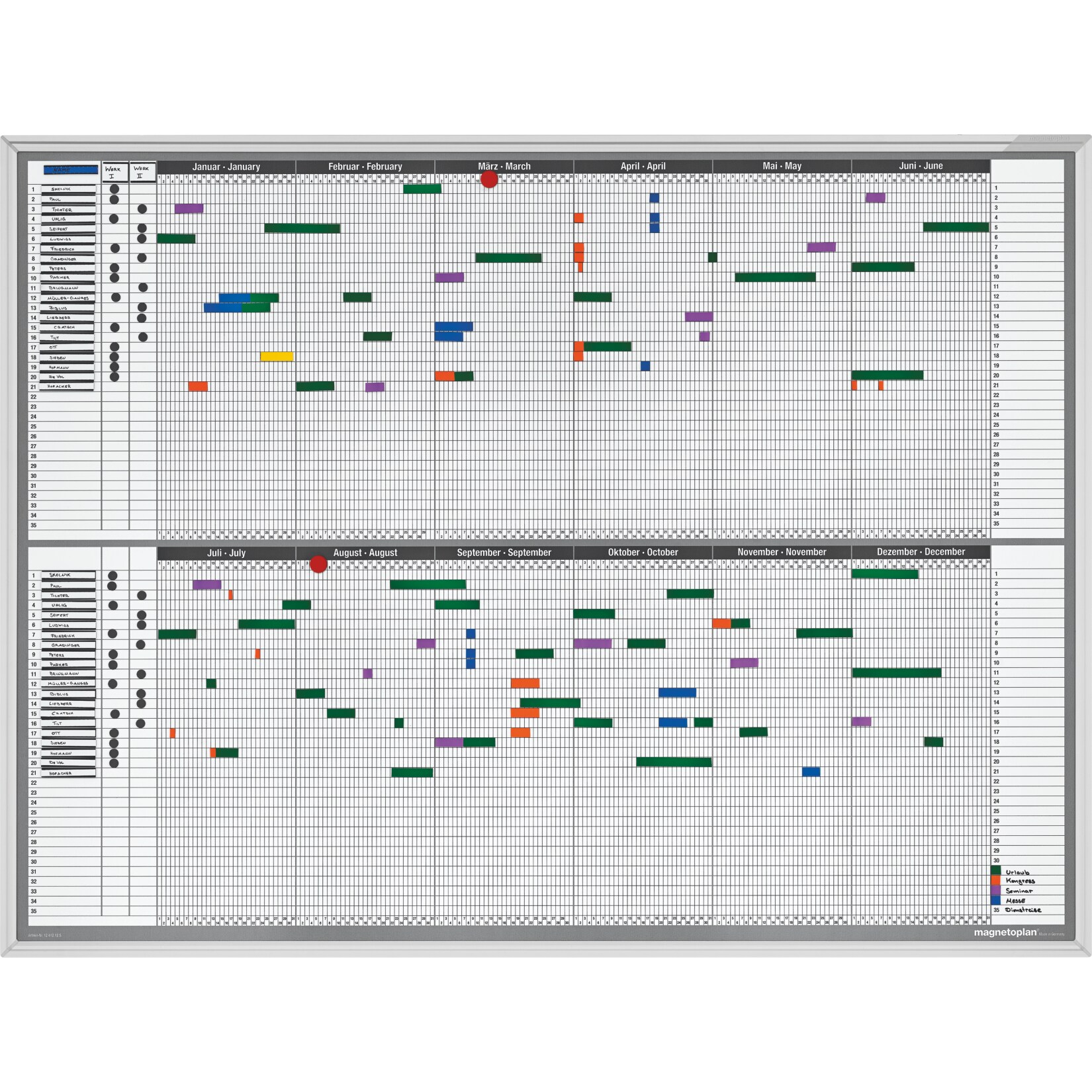 Magnetoplan Personal- und Projektplaner | 04013695045412