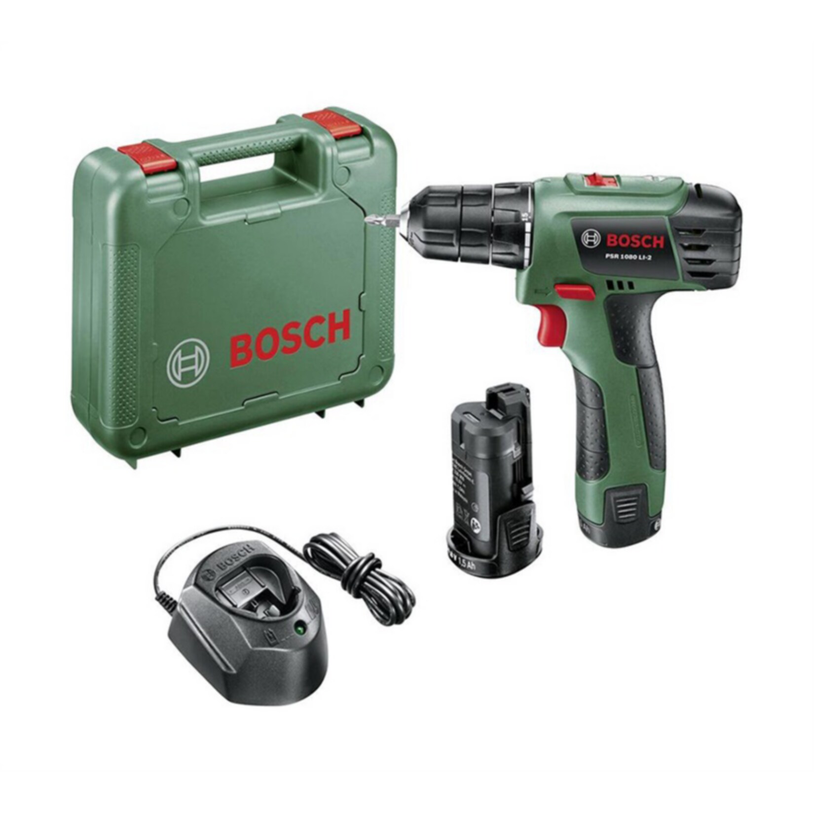 Bosch PSR 1800 LI-2 18V/1,5 Ah Akku-Bohrschrauber-Set mit 2 Akkus und Transportkoffer - Bild 1