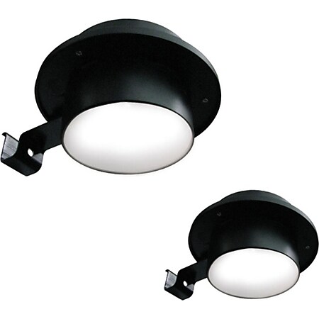 Mauk Solarlicht  Wegbeleuchtung für die Dachrinne (-nmontage) (schwarz) 3 x LED weiß Größe: 12x6cm - Bild 1
