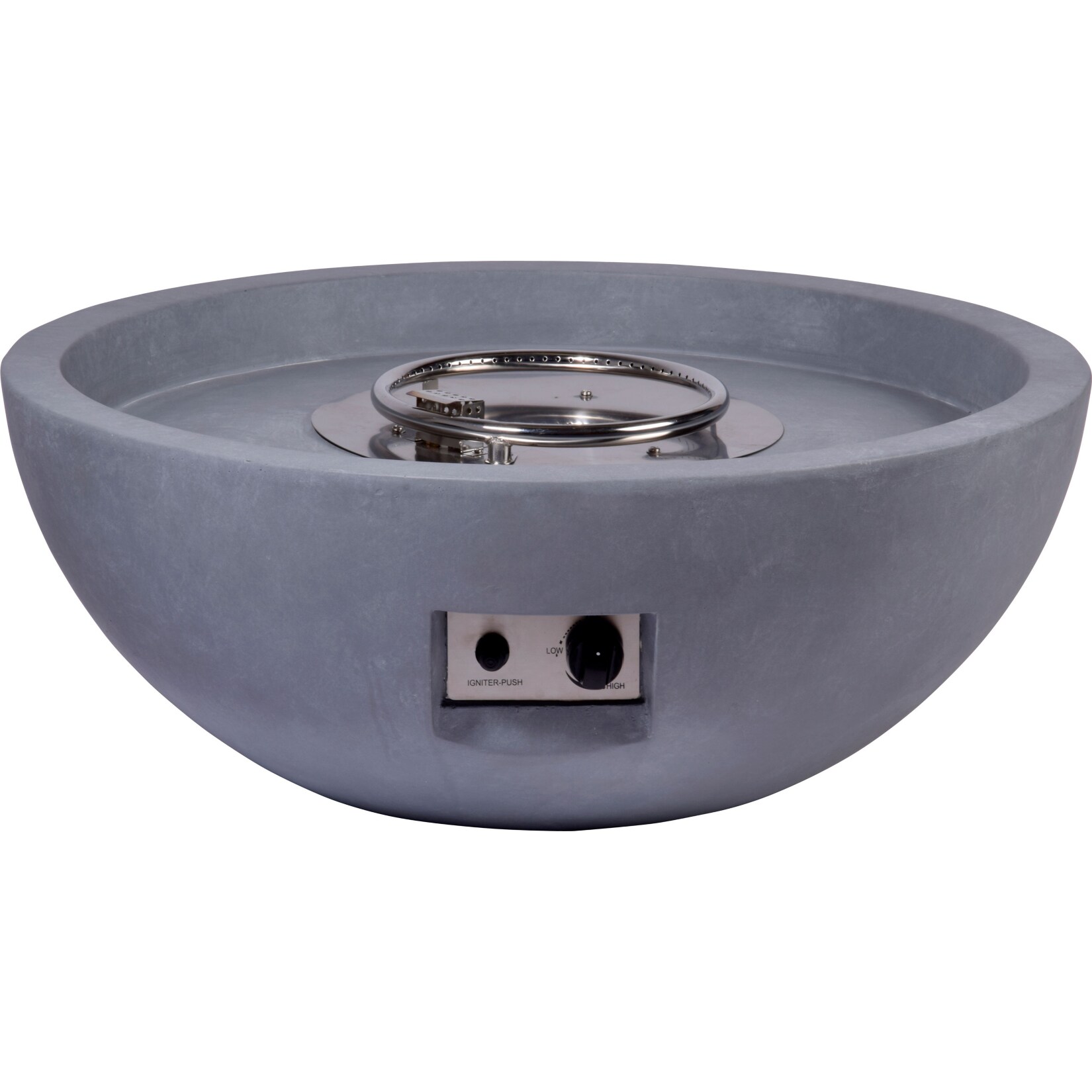 Dobar 35438e Outdoor Lava-Ofen "Lunar", rund - Bild 1