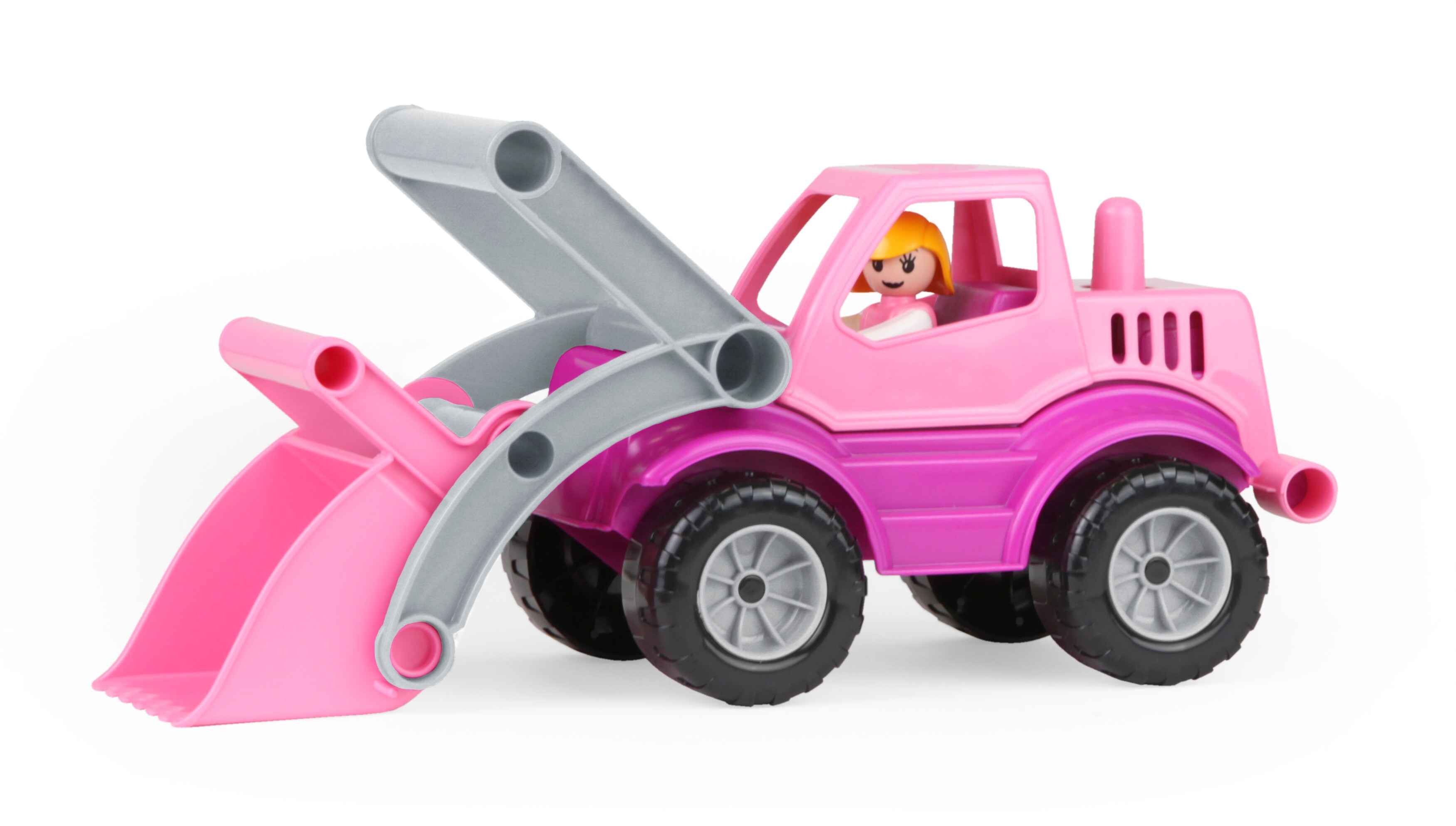 Simm LENA&reg; Baufahrzeuge - Bagger pink - versch. Ausf&uuml;hrungen - Bild 1