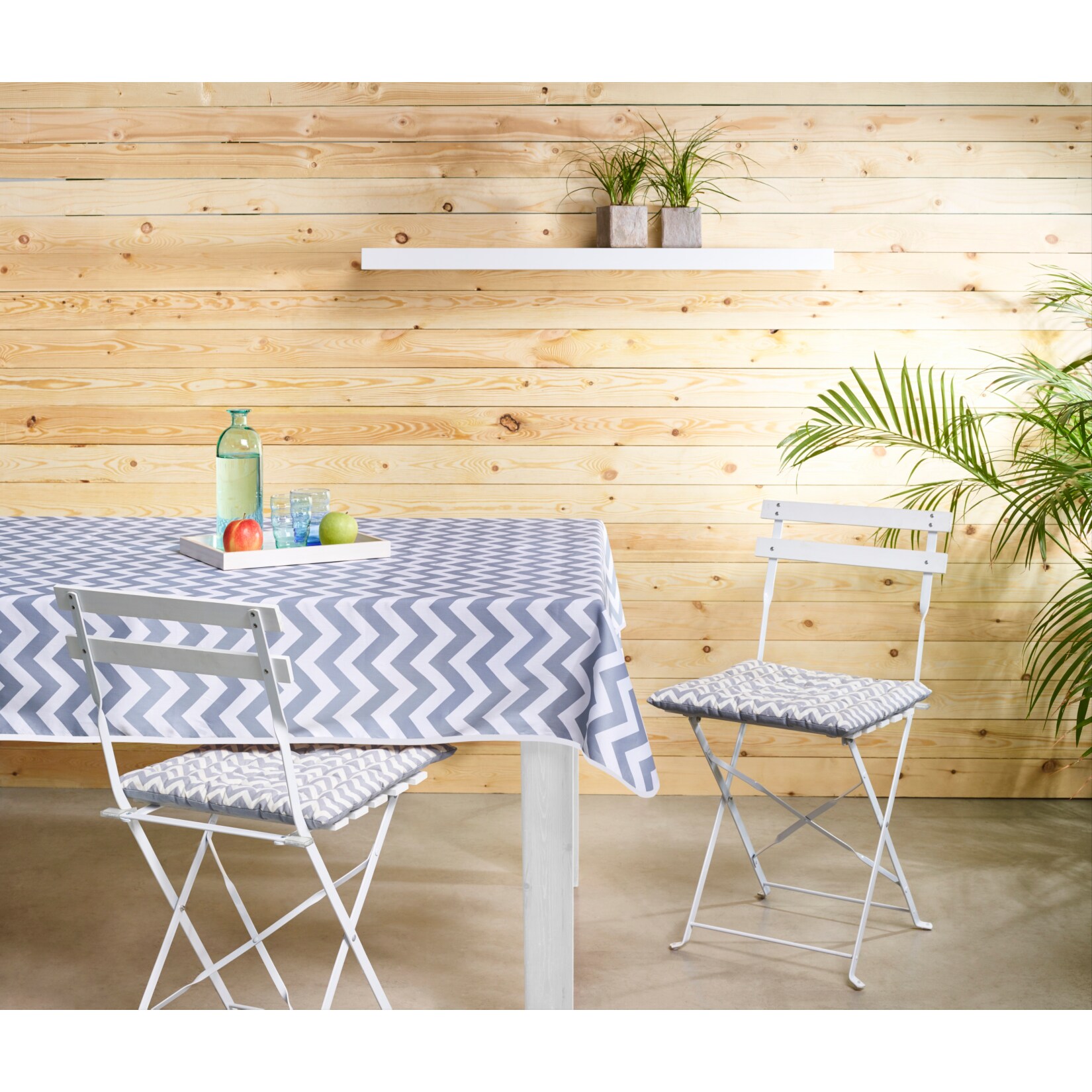 Tischdecke, Zig Zag Grey - 140x240 cm - Bild 1