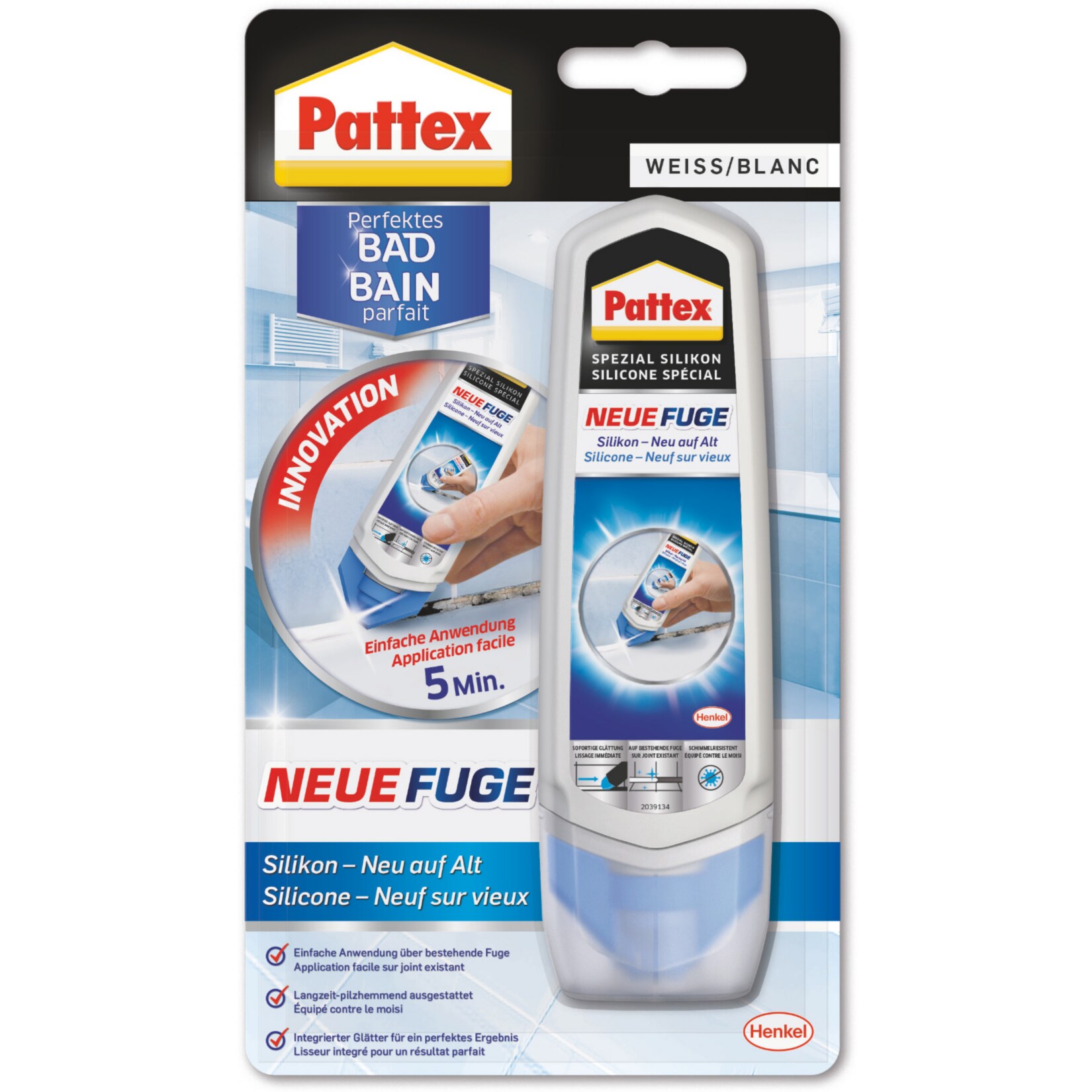 Pattex neue Fuge weiss 100ml - Bild 1