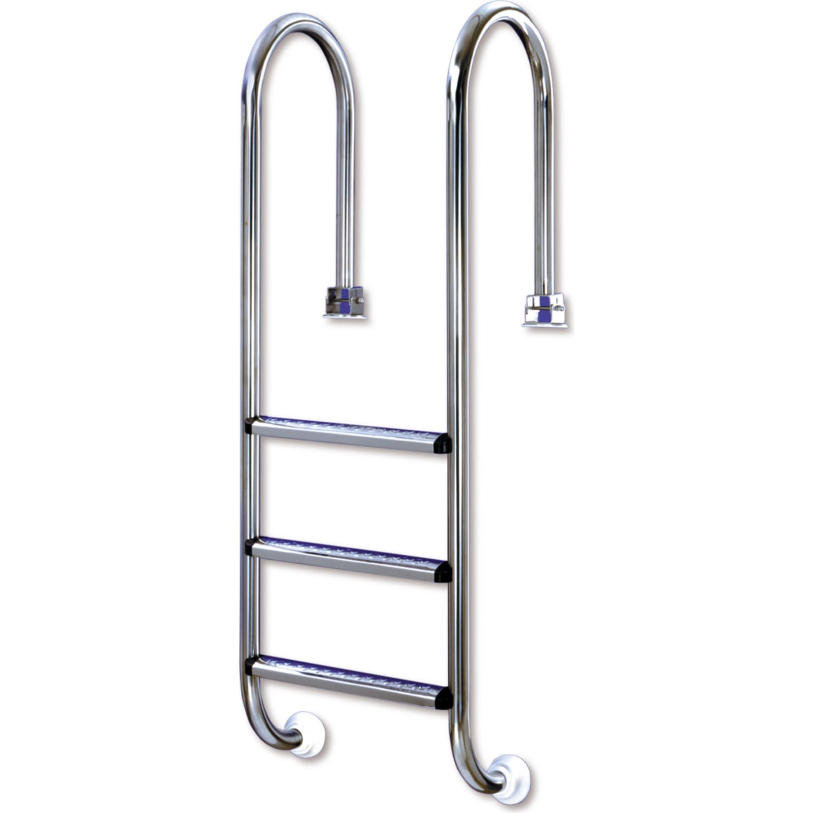 Interline Edelstahl Einstiegsleiter 3 Stufen - Bild 1