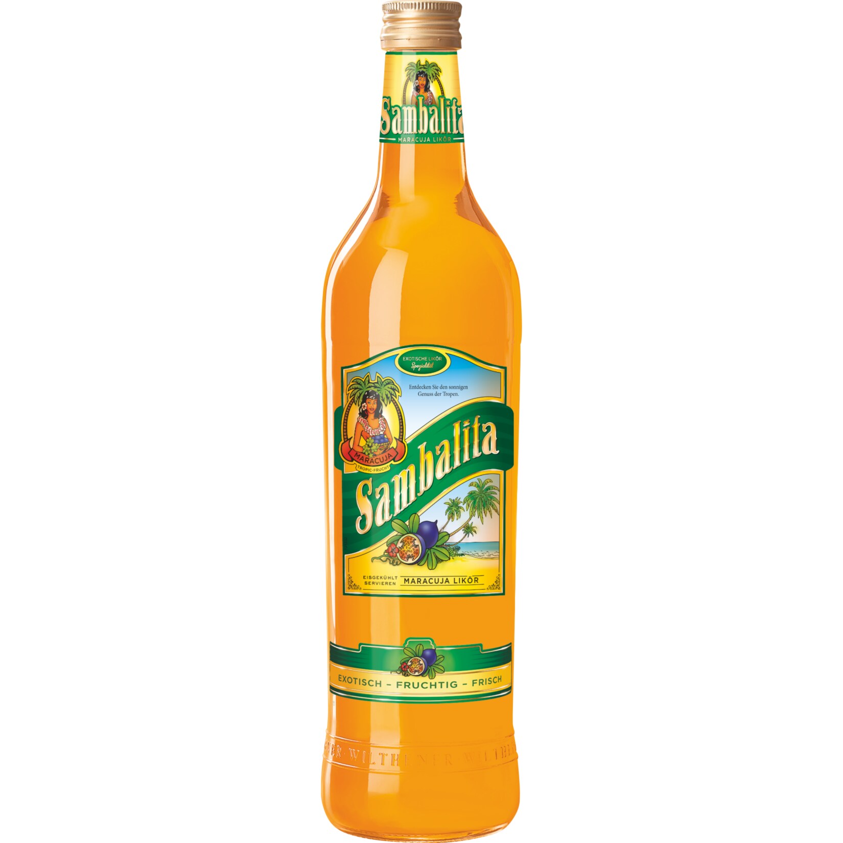 Sambalita Fruchtlik&ouml;r 18,0 % vol 0,7 Liter - Bild 1