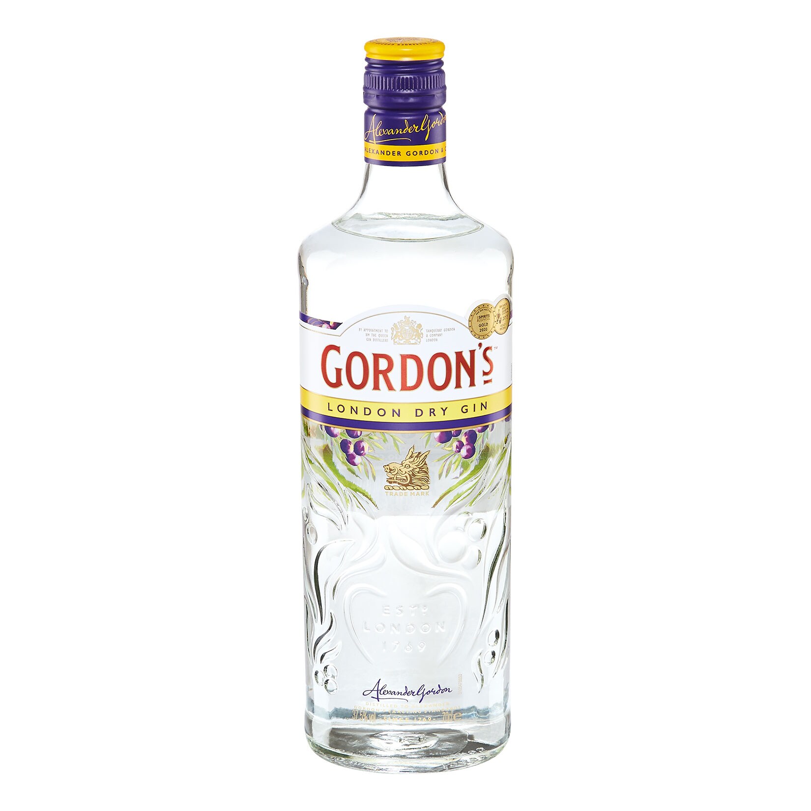 Gordon’s London Dry Gin 37,5 % vol 0,7 Liter – Inhalt: 6 | 05000289925440