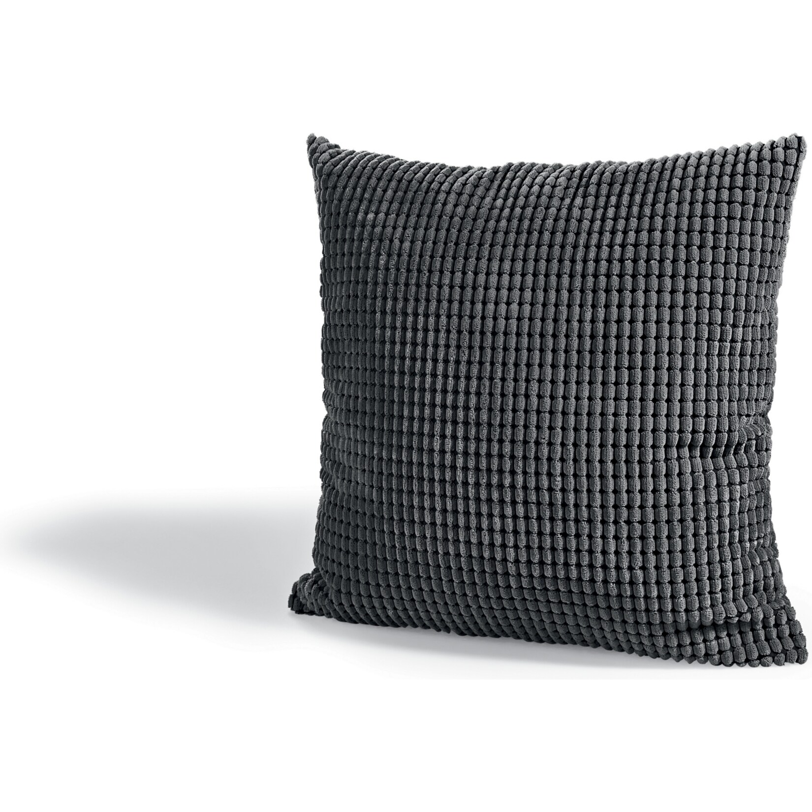 Dekokissen Chenille anthrazit - Bild 1