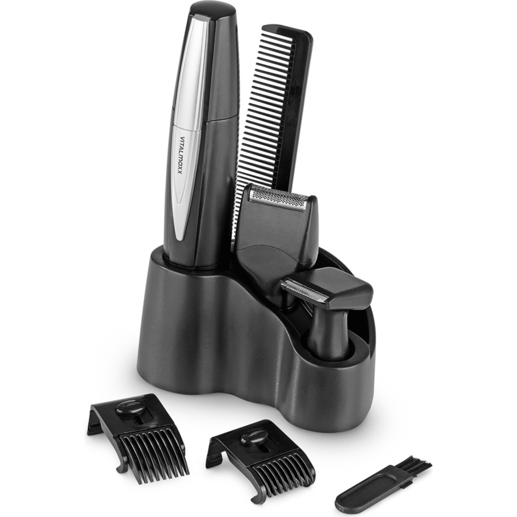 VITALmaxx Haartrimmer 3in1 8-tlg. 1,5 V, schwarz - Bild 1