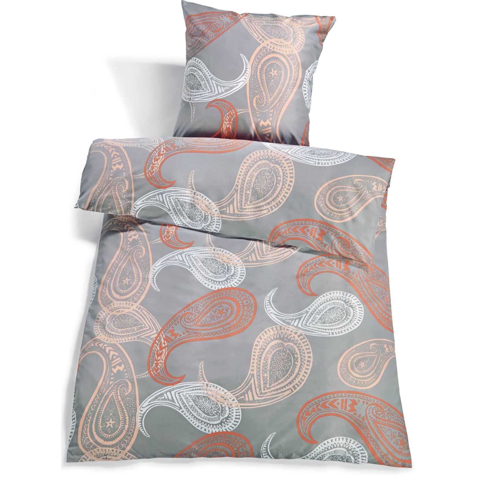 Dekor Premium Mikrofaser Bettw&auml;sche -  Paisley ca. 135 x 200cm - Bild 1
