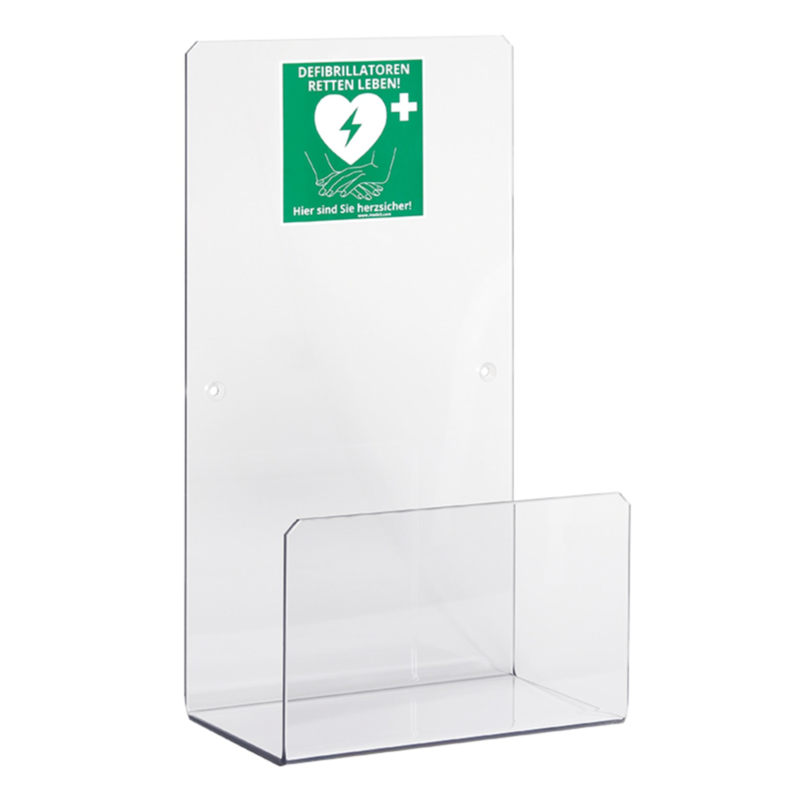 MedX5 Universal Plexiglas Defibrillator AED-Wandhalterung für Innen | 04260301050012