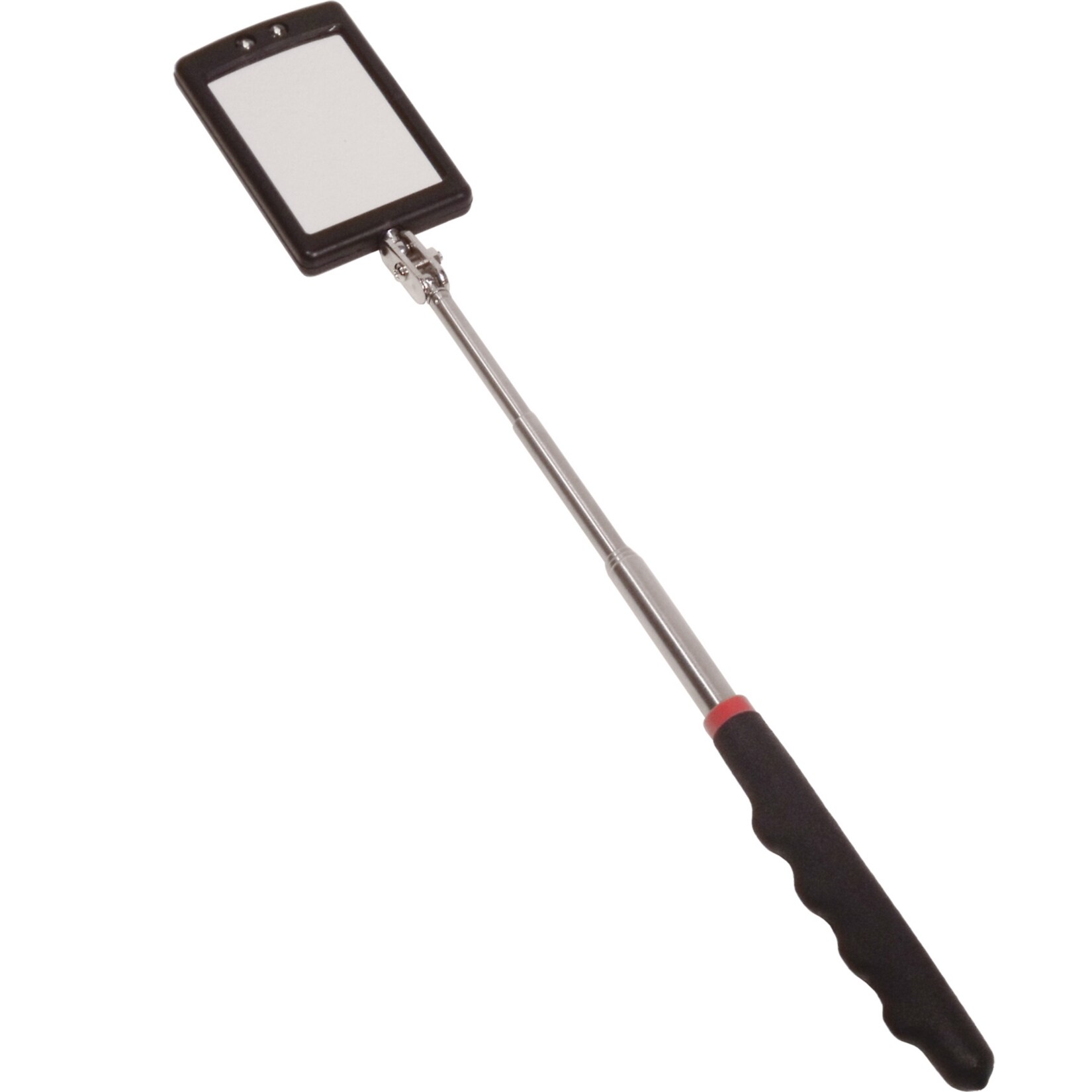 Mauk Auto Schrauber Spezial Teleskop Spiegel mit LED eckig - Bild 1