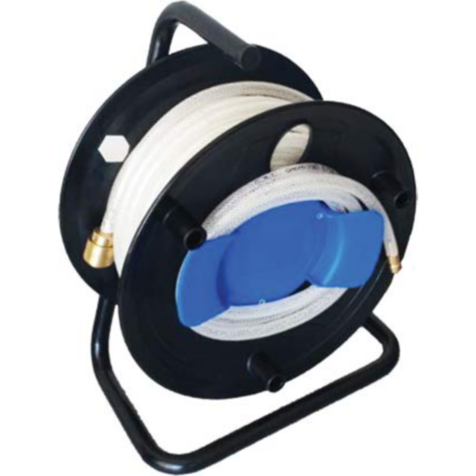 MAUK Druckluft - Schlauch - Trommel 20m PVC 6,3bar mit Messing - Connector - Bild 1